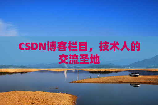 CSDN博客栏目，技术人的交流圣地